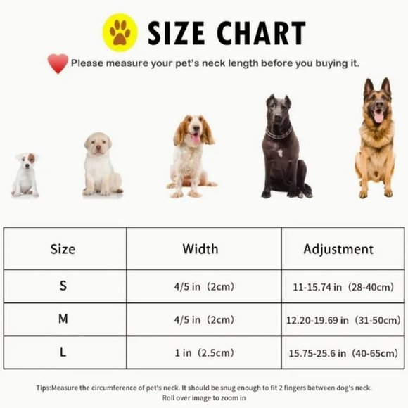 Serene Blue Mountain Size Medium Adjustable Quick Release D Ring Dog Collar - Picture 6 of 10